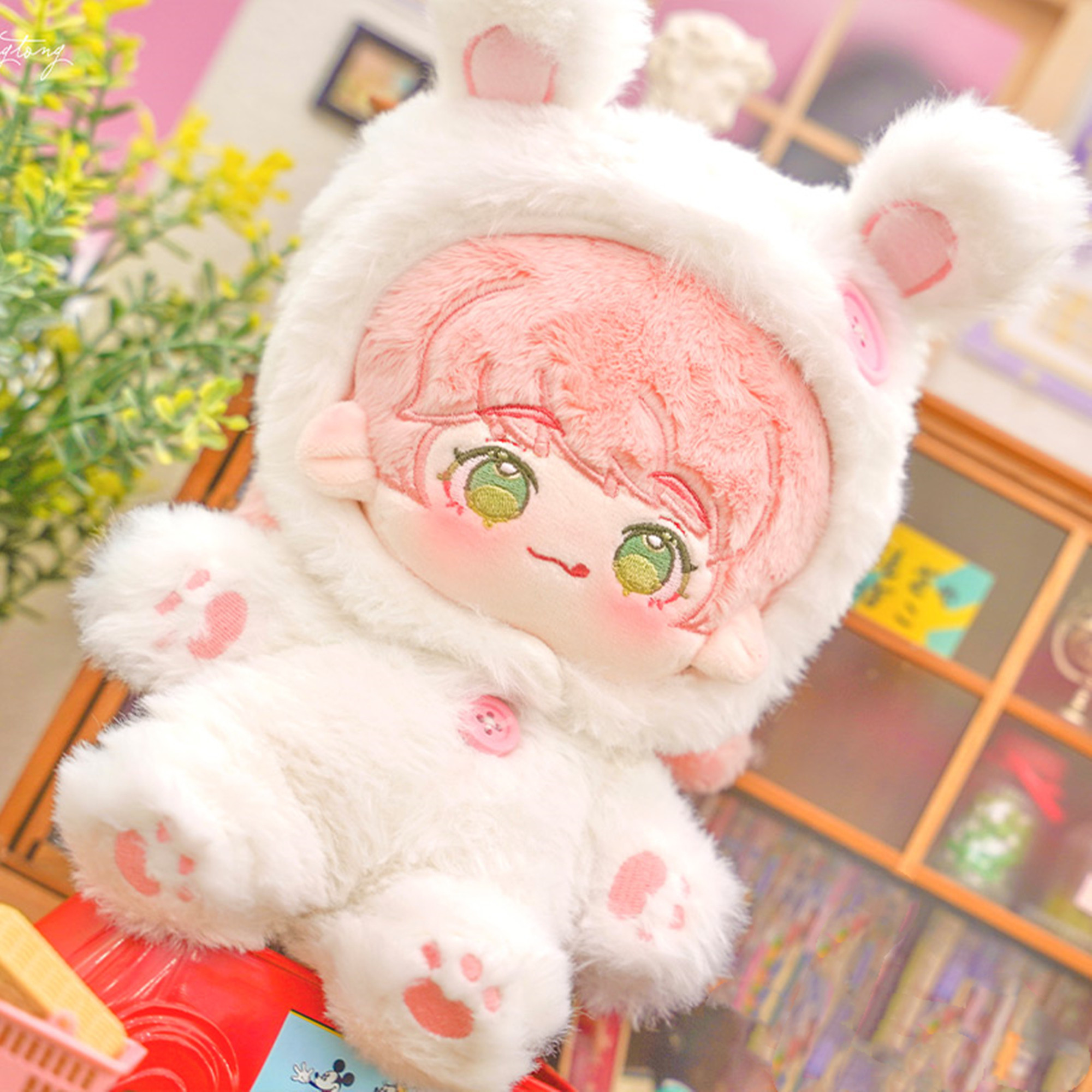 着せ替えぬいぐるみ さとるうさぎ すぐるへび 2体セット 20cm