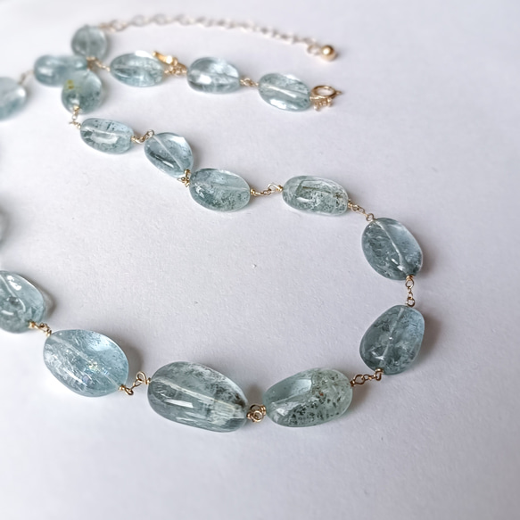 14kgf モスアクアマリンチャーム 14kgf モスアクアマリンチャーム 14KGF 大粒モスアクアマリンのチャーム