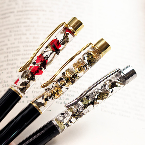 No.97トップジュエル付き錦鯉①✨ハーバリウムボールペン No.97トップジュエル付き錦鯉①✨ハーバリウムボールペン