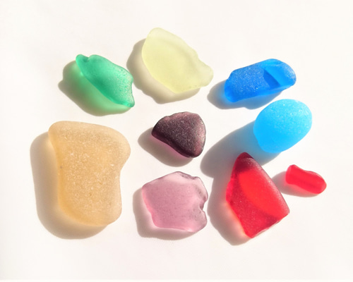 hiro様ご確認用　シーグラスアート　２点 hiro様ご確認用 シーグラスアート 2点