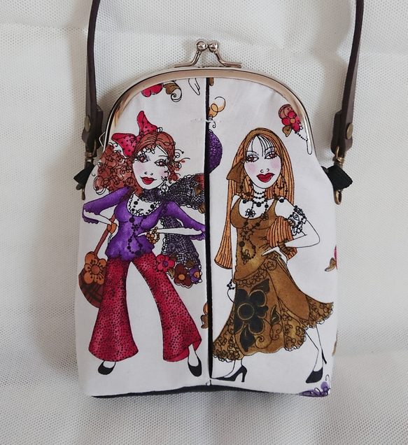 ♡ポーチ2個♡ハンドメイド　ロラライハリス➕生地 ♡ポーチ2個♡ハンドメイド ロラライハリス➕生地 ♡ポーチ2個