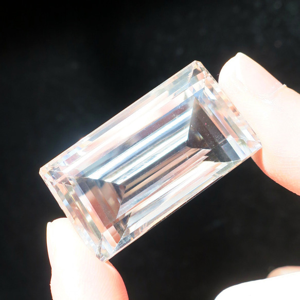 天然石【特大】クリアクォーツ ルース-b 39×22mm 142.70ct 5枚目の画像