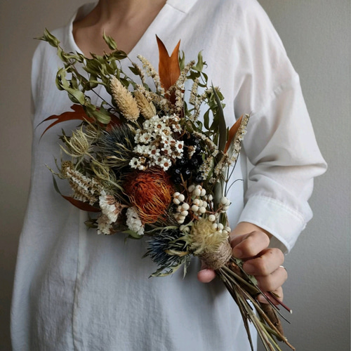 ネイティブナチュラルスワッグ ドライフラワー プリザーブドフラワー