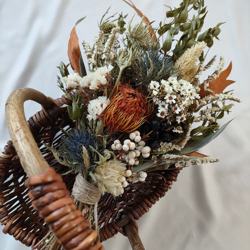 ネイティブナチュラルスワッグ ドライフラワー プリザーブドフラワー