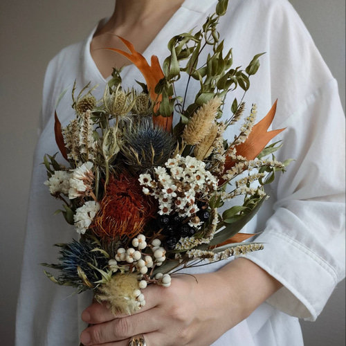 ネイティブナチュラルスワッグ ドライフラワー プリザーブドフラワー