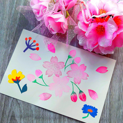 スイートピーはんこ 1月の誕生花 はんこ・スタンプ ももあん 通販