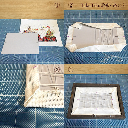 クロスステッチ 完成品☘端午の節句/鯉のぼり/こどもの日 クロスステッチ完成品・布のみ】こどもの日飾り「兜と鯉のぼり