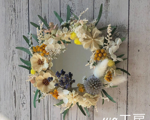 現品　ノグルミ　リース　ドライフラワーなど　特大苗　2.5mほど　山採り 2024 秋の木の実リース ドライフラワーリース フラワーギフト