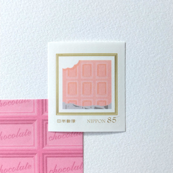 85円切手「ストロベリーチョコ」 ポストカード armeria 通販 15465241
