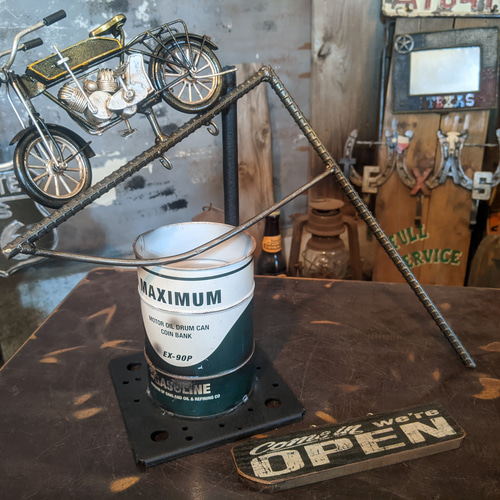 アメリカンバイク バイク屋 サインボード ペン立て #ハーレー