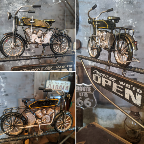 【格安saleスタート】 アメリカンバイク バイク屋 #ハーレー ペン立て サインボード その他