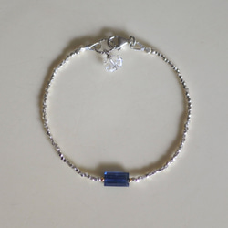 カレンシルバー　カイヤナイトのブレスレット（Silver925） 6枚目の画像