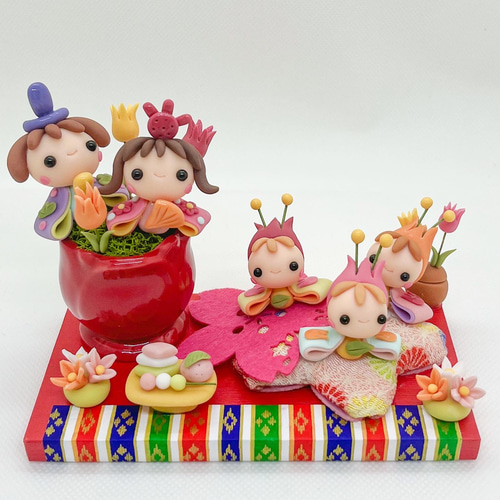 お雛様お道具ガラス細工ミニチュア