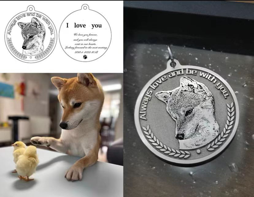 受注生産　記念用ネックレス　愛犬・愛猫ペット・動物　うさぎ　鳥　ハムスタ-　ペット　インテリア 4,956円