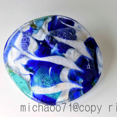 ガラスのジュエリー 碧彩ペンダントトップ y1762479m pendant top  