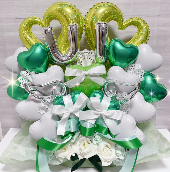 バルーンギフト　バルーンアレンジ 結婚祝い　誕生日　生誕祭　推し　開店祝い　ギフト　プレゼント　バルーン #TravisJapan
