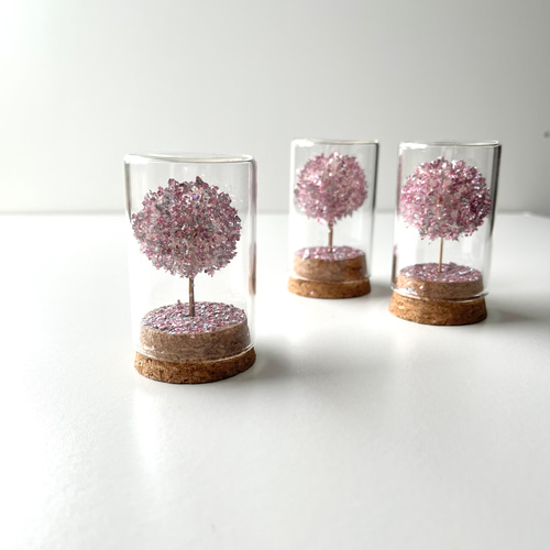手のひらで満開のお花見《たんぽぽわたげの桜の木②》桜 お花見 お祝い
