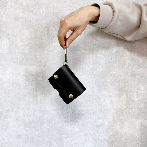 三つ折り財布 本革 トラッカーウォレット ミニ財布 小さい財布