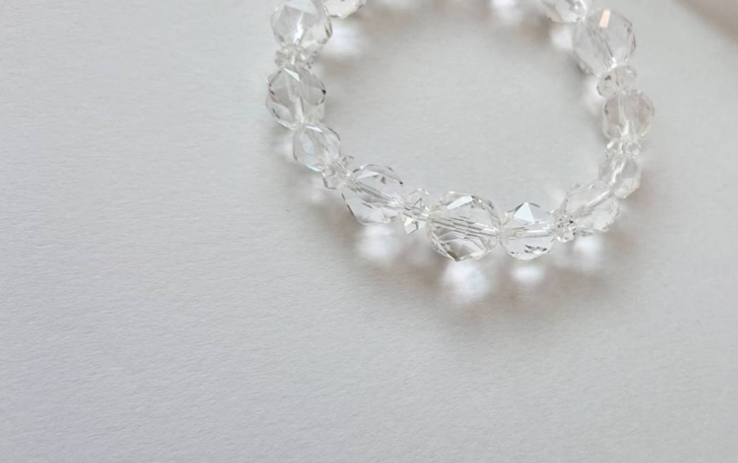 *スターカット水晶の輝きブレスレット