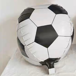 BIGサイズデカイ風船つきサッカーガーランドお誕生日お祝い飾り 6枚目の画像