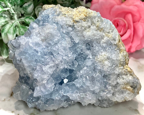 天使の石】 特大 セレスタイト 天青石 原石 ラフストーン その他置物