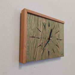 木製の壁掛け時計　【ギフト対応･名入れ可】　～タモ材～ 2枚目の画像