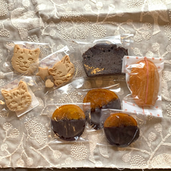 ねこ箱【米粉のお菓子とオランジェット詰め合わせ】 3枚目の画像