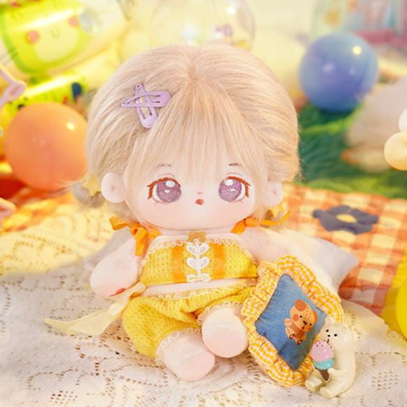 自作ぬいぐるみ・黄色の女の子 自作ぬいぐるみ・黄色の女の子