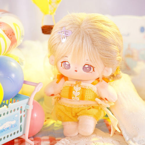 自作ぬいぐるみ・黄色の女の子 自作ぬいぐるみ・黄色の女の子