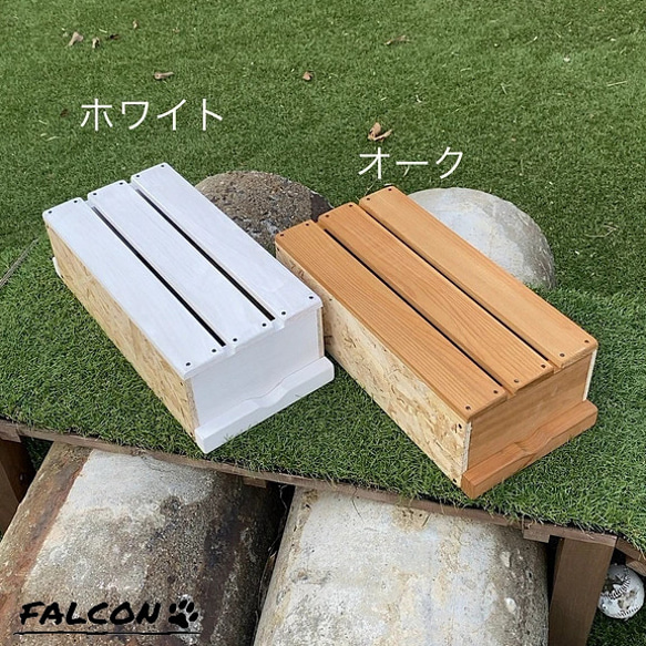 [工房FALCON] OSB木箱(大) オークカラーver. 6枚目の画像