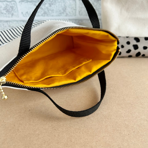 舟形ポーチ 持ち手付き F20㎝ ＊全2種＊ ポーチ Komichi 通販 15468744