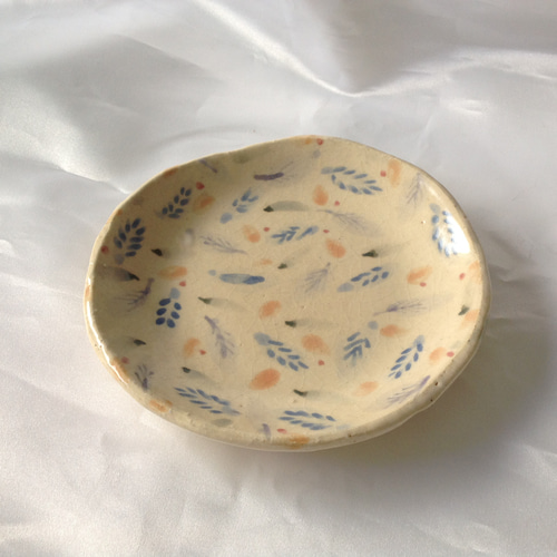 ハンドメイド 一点物 陶器 お皿 陶芸作品 #ハンドメイド一点