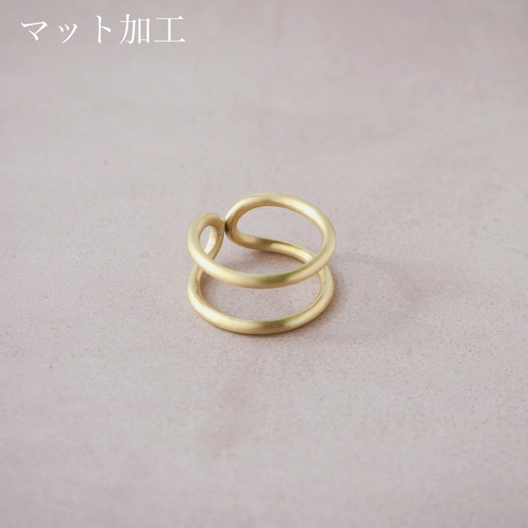 Double line ring 7枚目の画像