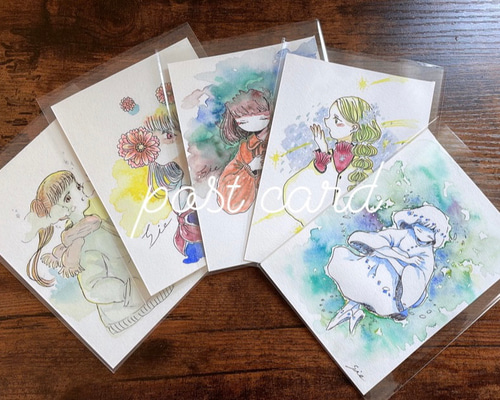 ✨オリジナルイラスト＊ポストカード(原画)✨ イラスト sio 通販