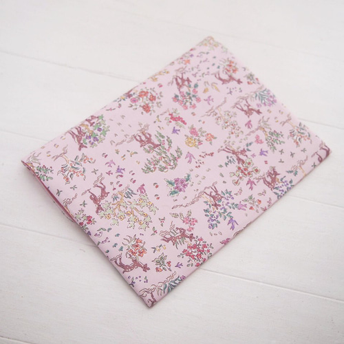 リバティ 母子手帳ケース エッタ/スウィートピンク B6サイズ マルチ