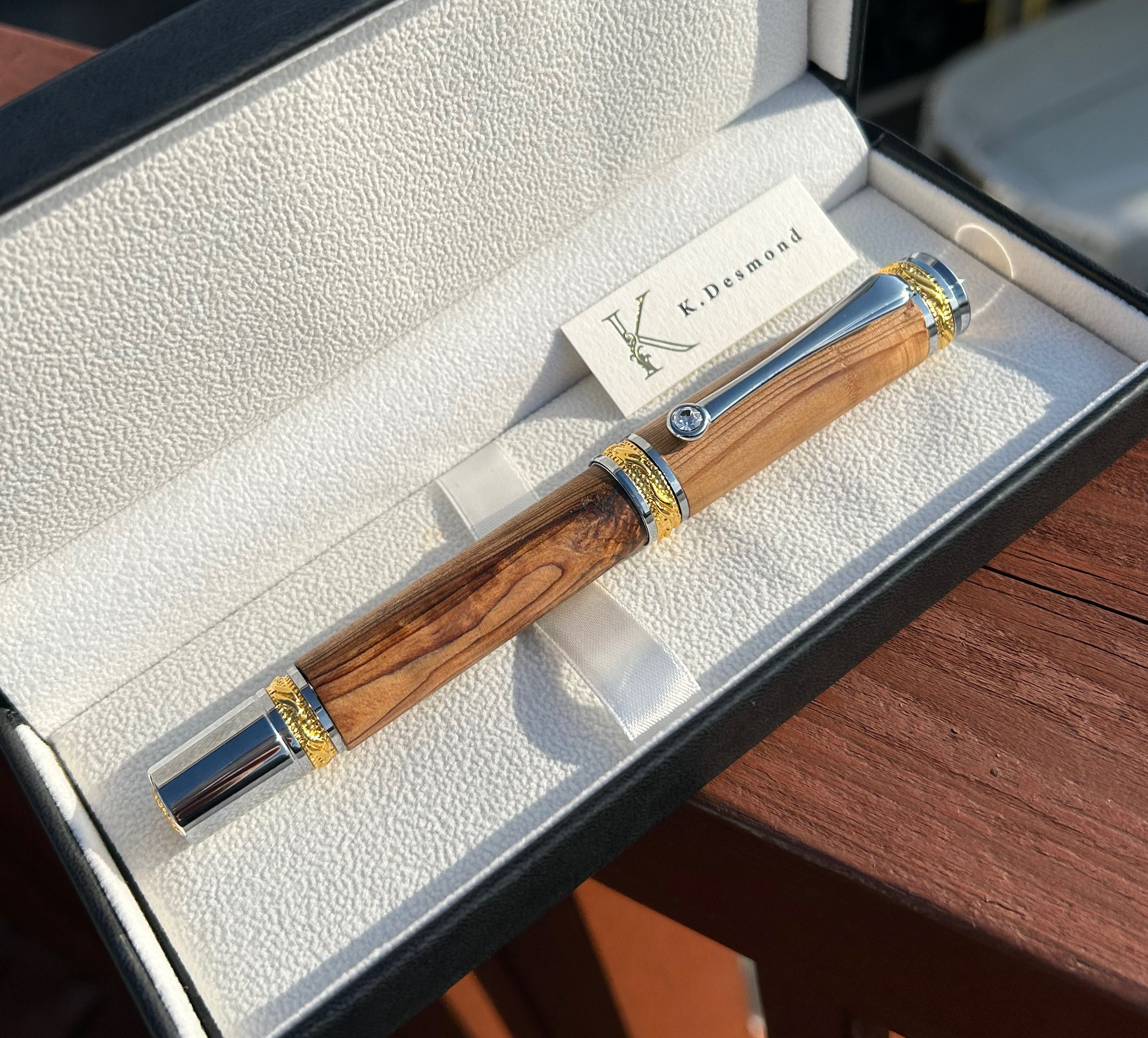 【世界に1本だけ】長寿の木・屋久杉の万年筆　8-23