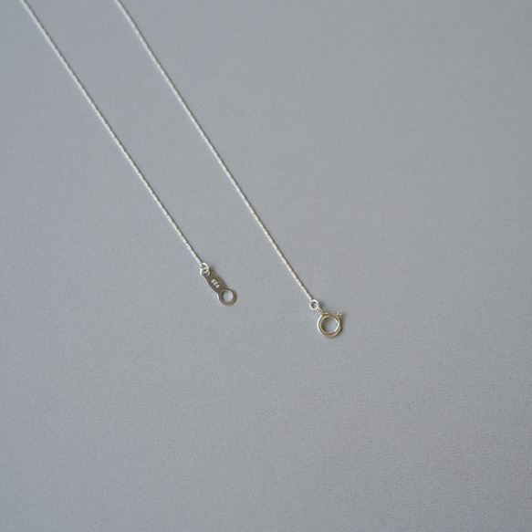 [Silver925] 單顆淡水珍珠串珠項鍊 SV (TM-N115) 第4張的照片