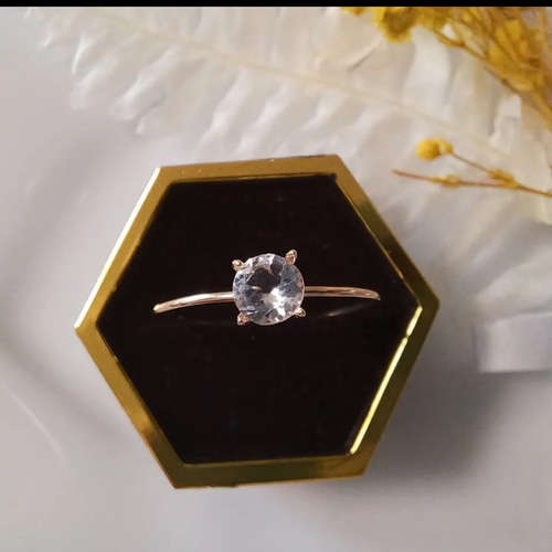 天然石　モルガナイト　ルース　リング　ハンドメイドアクセサリー 0231356d0d67ae918a65f31cf9a1d0