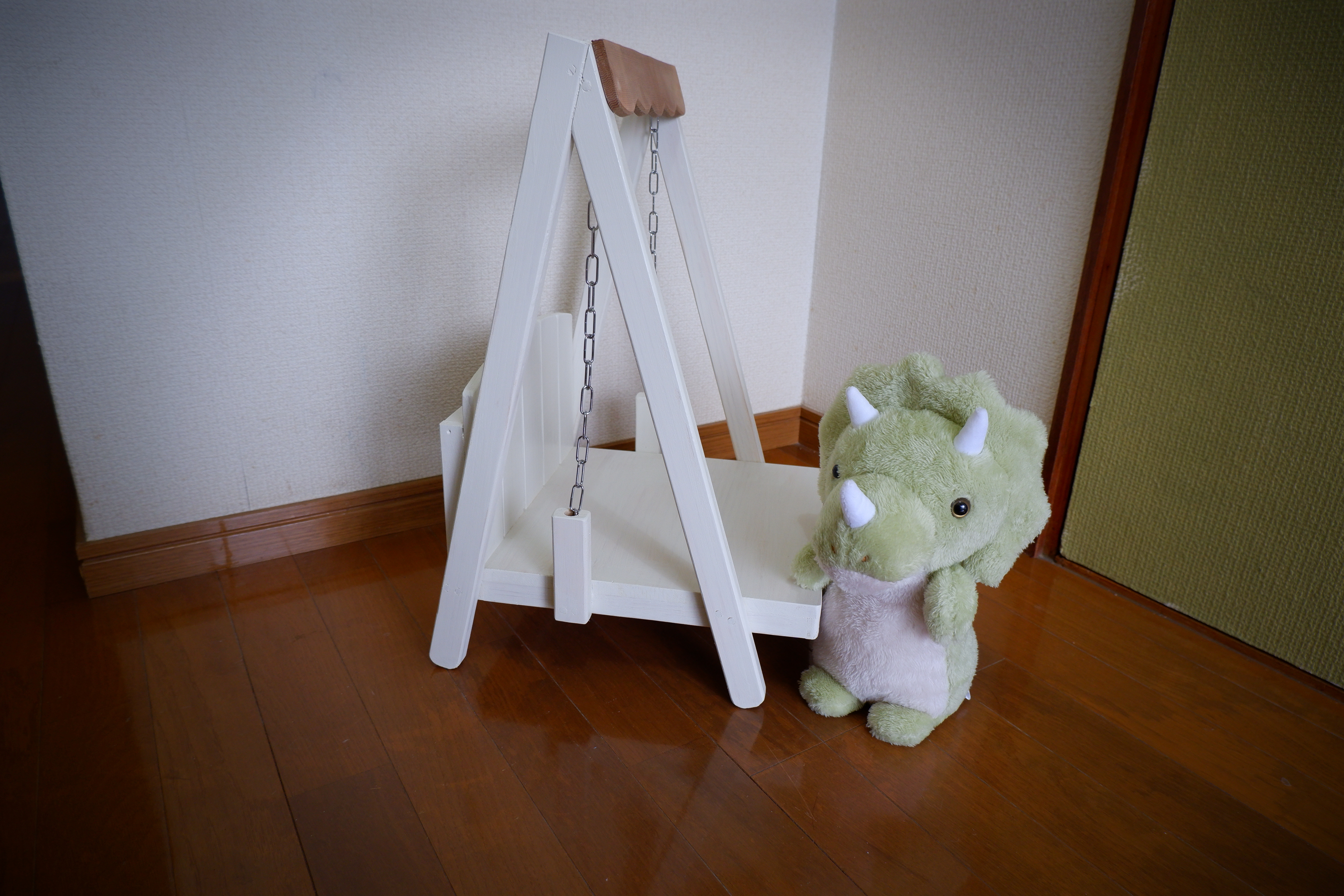 ミニブランコ風ベンチ　くさり選べます