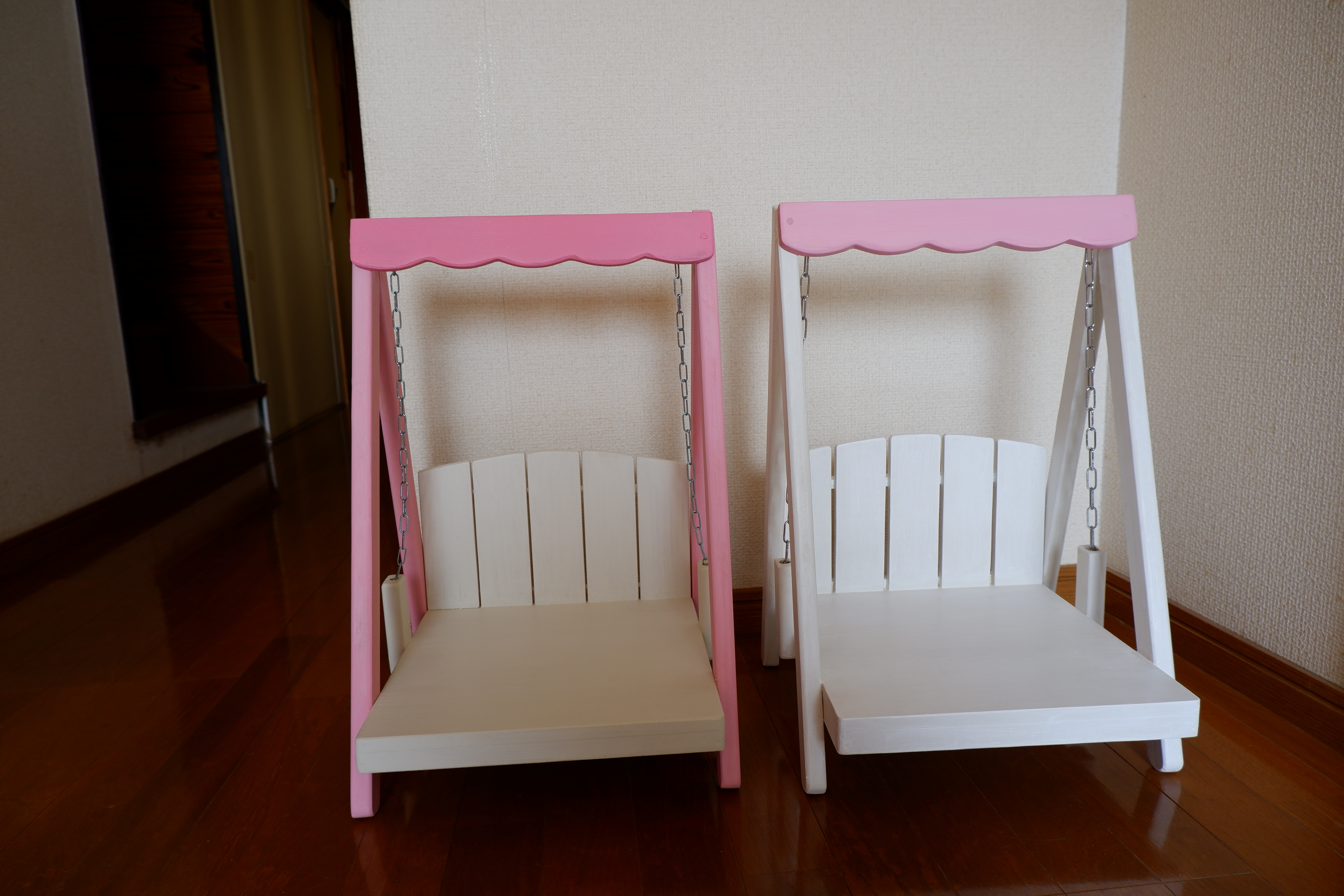 ミニブランコ風ベンチ　くさり選べます