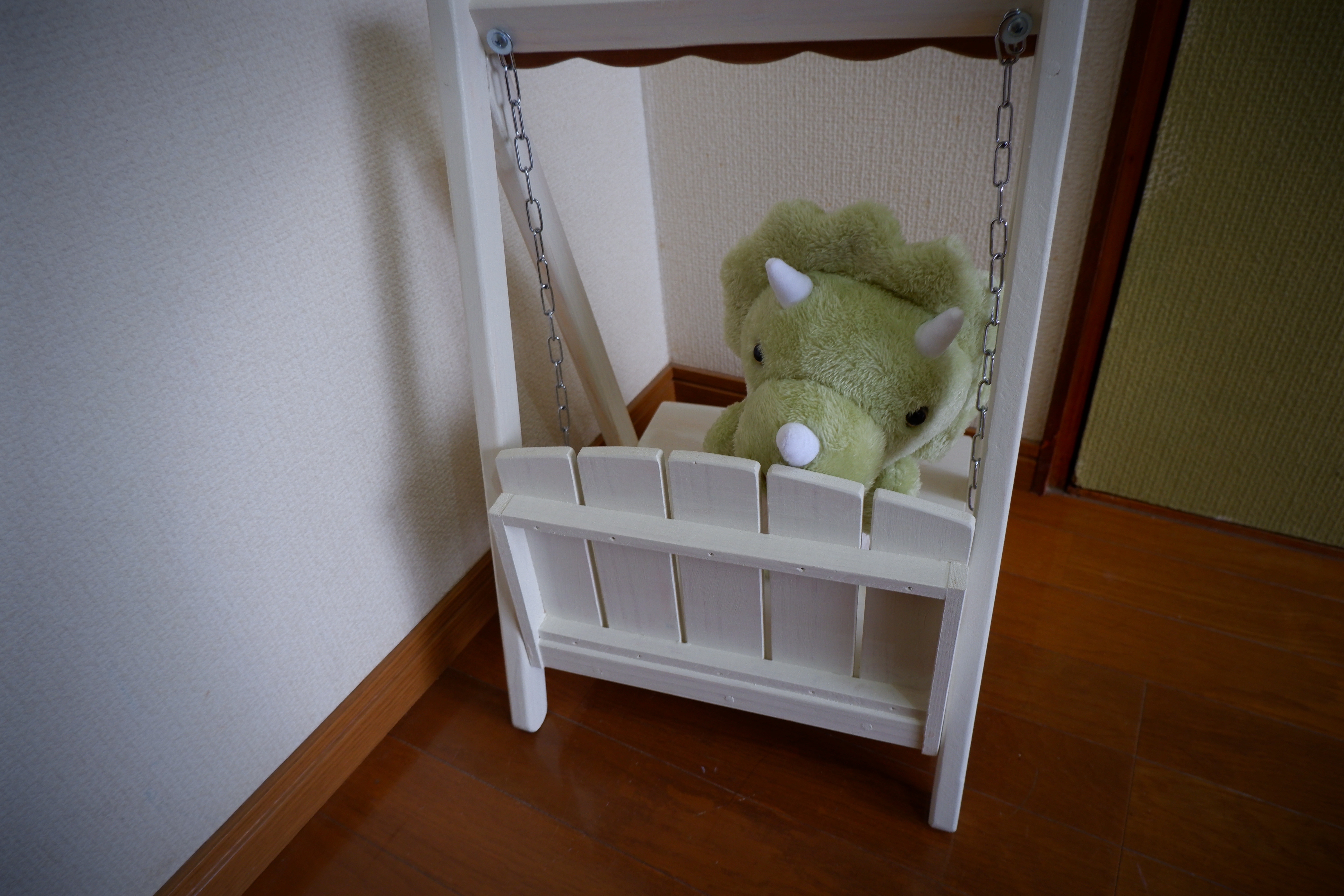 ミニブランコ風ベンチ　くさり選べます