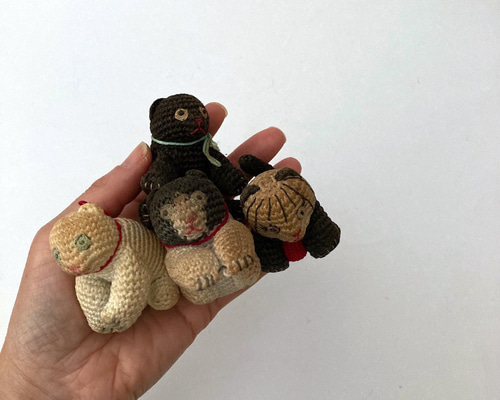 ハンドメイド【猫耳ニット帽】パンク 地雷 毛糸 白 ねこみみ