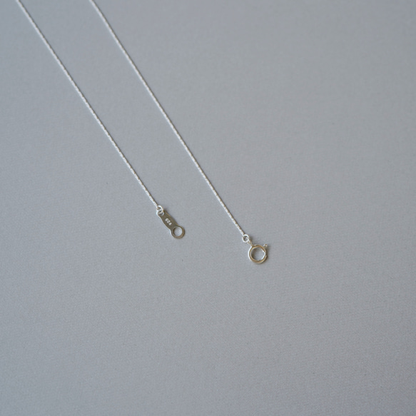 [Silver925] 串珠鏈淡水珍珠線項鍊 SV (TM-N117) 第3張的照片
