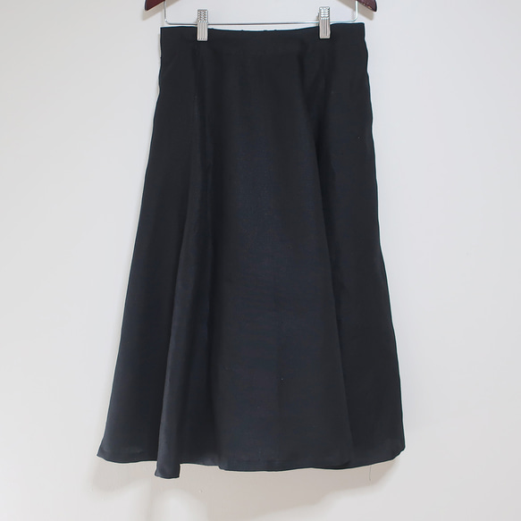 正裝休閒兩用❣️【長度70cm】亞麻斜紋布6件套裙（免費/全11色） 第18張的照片