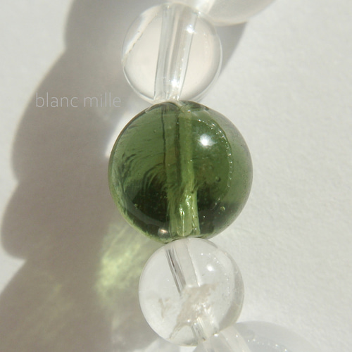 No.1906○*モルダバイト＆ミルキークォーツ＆サチャロカクリア