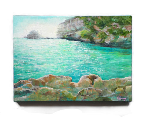 『沈黙に溶ける息づかい』 油彩画 F4 一点物 原画 インテリア アート アート F4 一点物 『沈黙に溶ける息づかい』 インテリア 油彩画 原画