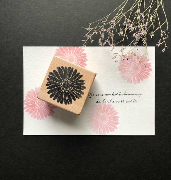 未使用⭐︎とっても可愛い♡Flower Cart スタンプセット スタンピン