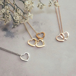 限定価格】 好きな文字でバレンタインに♡ハートでネックレス 名入れ