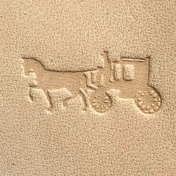 馬車❤️シーリングスタンプ❤️真鍮製❤️レザークラフト 2枚目の画像