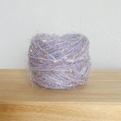 引き揃え毛糸玉*lavender mix + ミニフラッグ 毛糸 Decora 通販